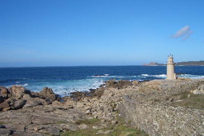 Lighthouse in Muxia, Galicia