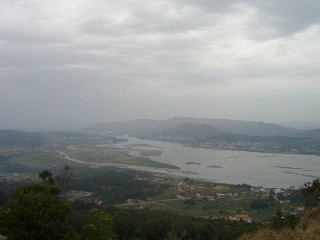 Photo of the estuary from above