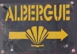 Albergue sign