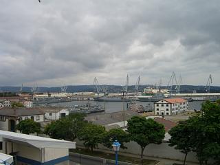 The port at Ferrol