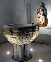 12th century Romanesque font
