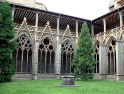 Cathedral's gothic cloister