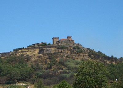 Monterrei Castle from a distance