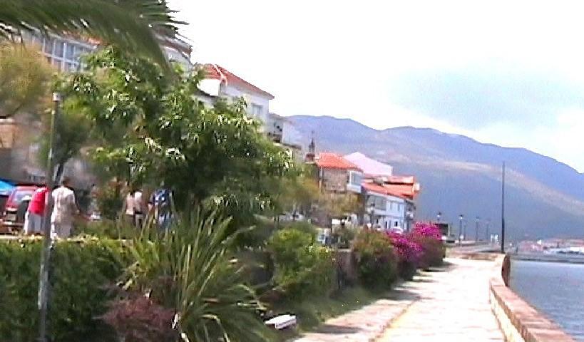 Muros, a view down the promenade'
