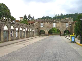  Negreira's arched and fortified main entrance