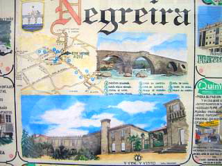  Negreira sight seeing map