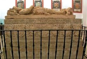 Ornate tomb