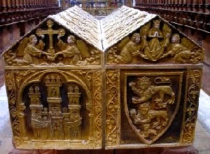 Tombs of King Alfonso VIII and wife Eleanor