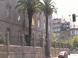 The main street in Ourense