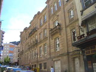 A in Ourense old town