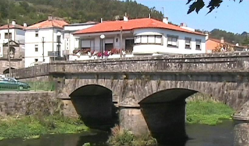 The old bridge in Padron