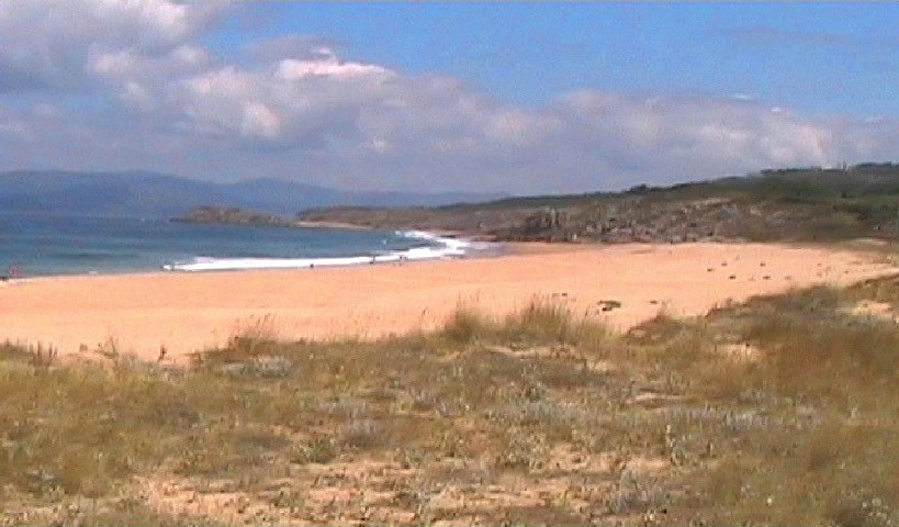 The beach at Queiruga