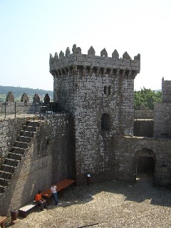 The entrance to the castle