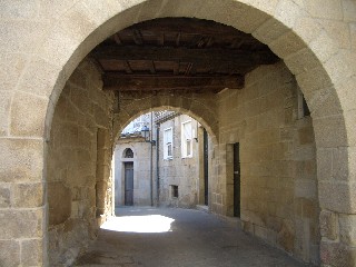A narrow arch