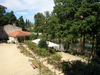 The river at the foot of Allariz