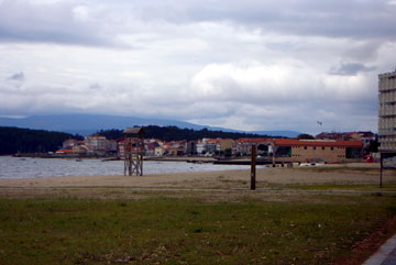 Part of the beach at Carril