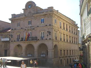 The casa de concello in Ourense