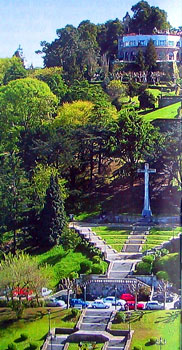 El Castro park in the center of Vigo