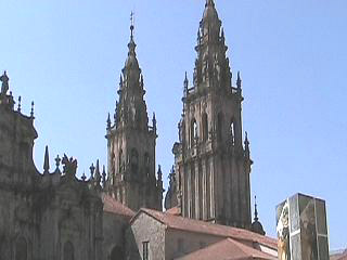 Ornate masonry of the cathedral