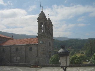A church close to the town