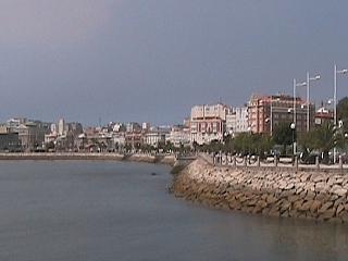 The prom and bay of la Coruna