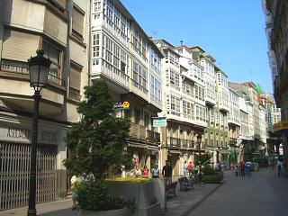 A galeria facade in the middle of town