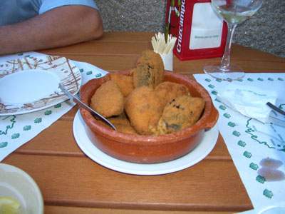 Typical Galician tapas