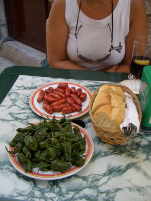 Typical Galician tapas