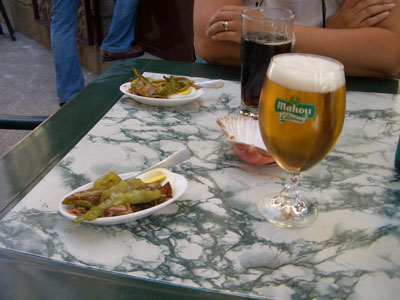 Typical Galician tapas