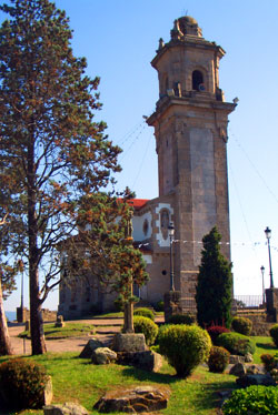 The church at the top of la Guia hill