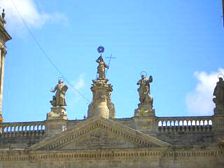 Coping detail of Lugo cathedral