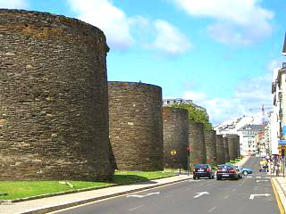 The roman wall of Lugo