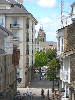 Lugo town view