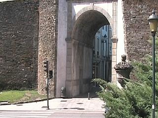 Roman wall gate