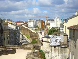 The roman wall of Lugo