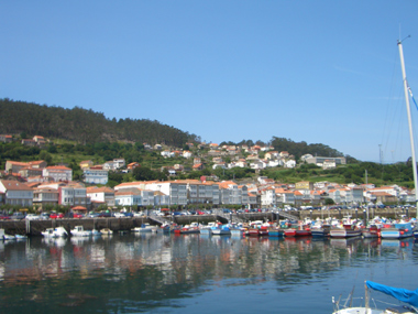 Looking across the marina and back towards the town