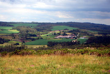 View looking down the Noia - Muros ria