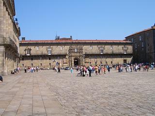 The hotel as viewed from the Obradioro plaza