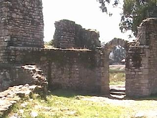 Building ruin at Catoira