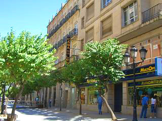 Typical street in Ourense old town