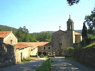 A convent a few miles from Padron