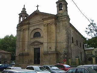 The church of Santiago in Padron