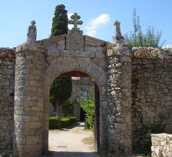 Arched entrance to monastery