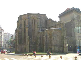 The ruins of St. Domingos church
