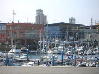 Part of the marina