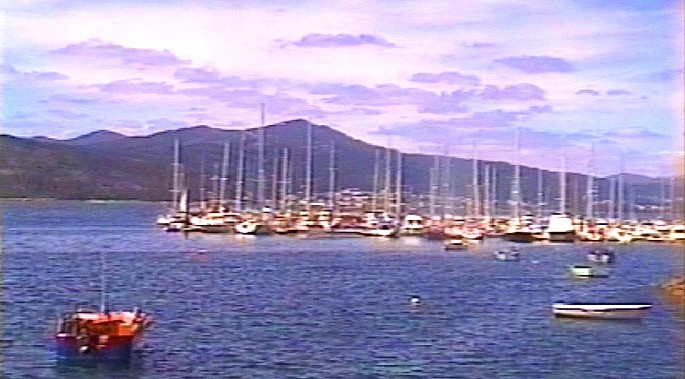 The harbour at Porto Sin