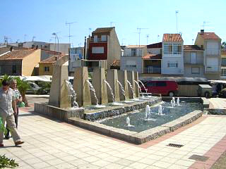 One of Rianxo's fountains