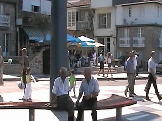 Plaza in Rianxo