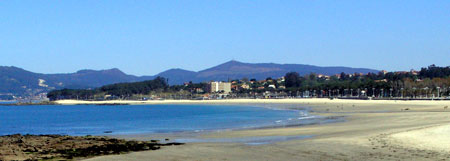 Samil beach in Vigo
