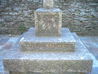 Samos camino statue or cruceiro